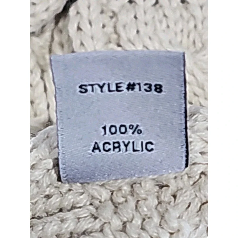 Richardson 138 SAND Women's Cable Knit Beanie SMALL